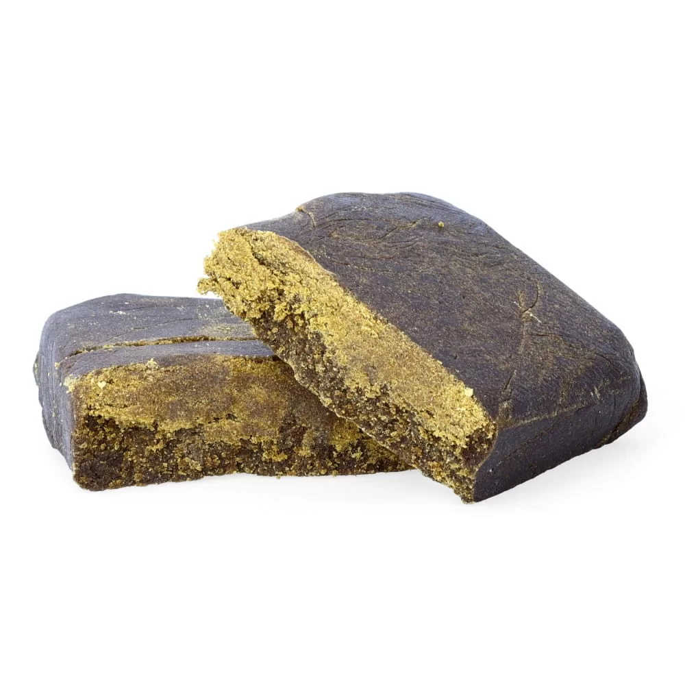 Résine CBD Yellow Bomb CBDX, hash jaune doré puissant et malléable - LH CBD Le Havre